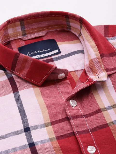 Mast & Harbour Checked Pure Cotton Casual Shirt - Image 2