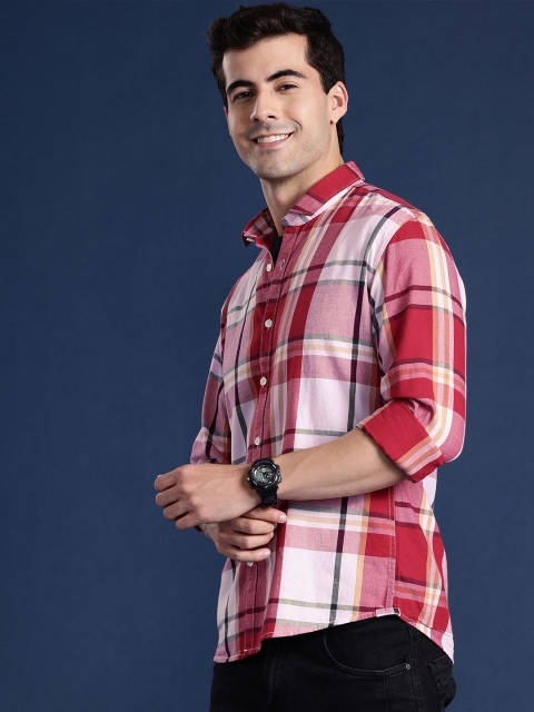 Mast & Harbour Checked Pure Cotton Casual Shirt - Image 4