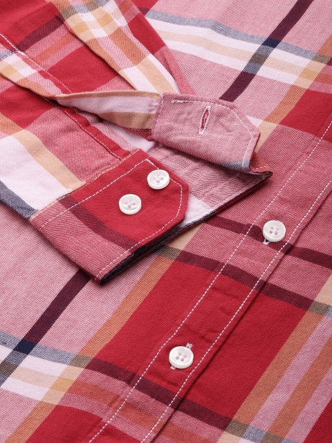 Mast & Harbour Checked Pure Cotton Casual Shirt - Image 3