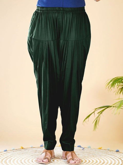 LetsDressUp Gathered Loose-Fit Salwar