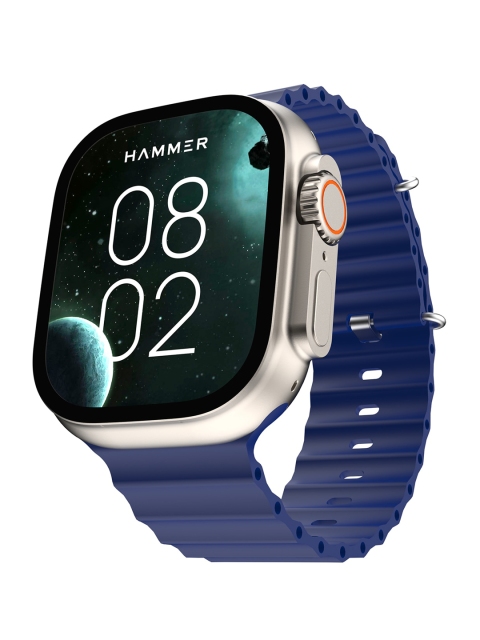 HAMMER Active 2.0 1.95 Inch Always On Display Bluetooth Calling Rotating Crown Smart Watch