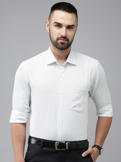 Park Avenue Pure Cotton Slim Fit Formal Shirt - Image 4
