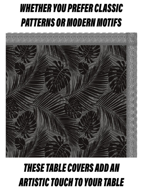 Kuber Industries Dining Table Cover PVC 8 Seater Table Cloth 3D Leaf Table Protector - Image 5