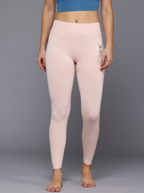 HRX By Hrithik Roshan Women Rapid Dry Seamless Ankle Length Yoga Tights