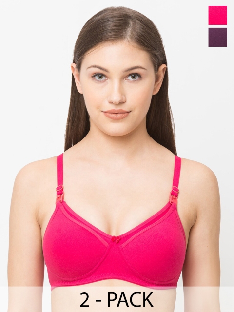 MomToBe Pack of 2 Lightly Padded Maternity Bra