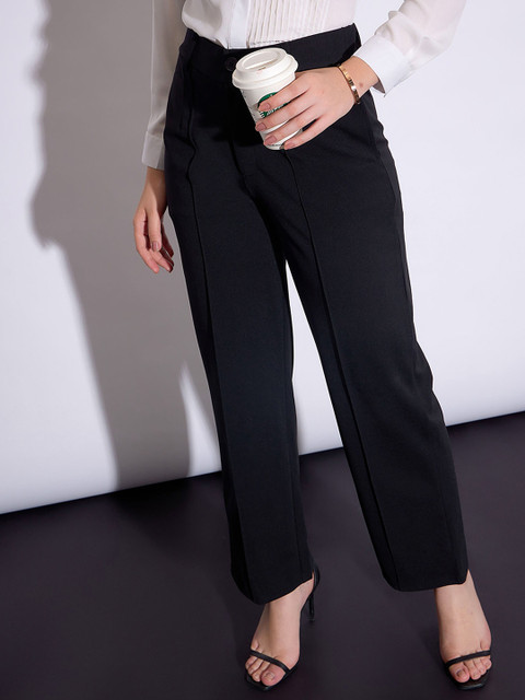 SASSAFRAS worklyf Women Formal Parallel Trousers - Image 4