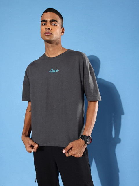Stormborn Men Graphic Printed Drop-Shoulder Sleeves Oversized Pure Cotton T-shirt - Image 3