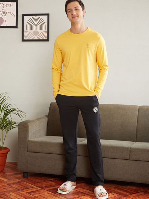 U.S. Polo Assn. Round Neck Long Sleeves Pure Cotton I693 Lounge T-Shirt