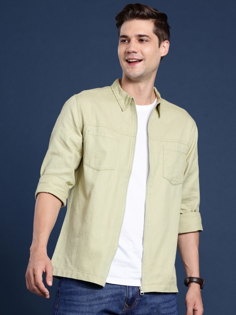 Mast & Harbour Men Solid Casual Shirt