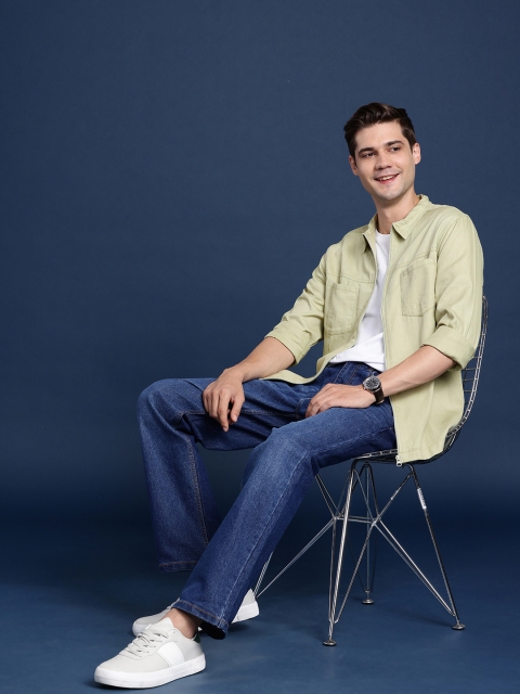 Mast & Harbour Men Solid Casual Shirt - Image 6