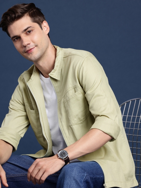Mast & Harbour Men Solid Casual Shirt - Image 4
