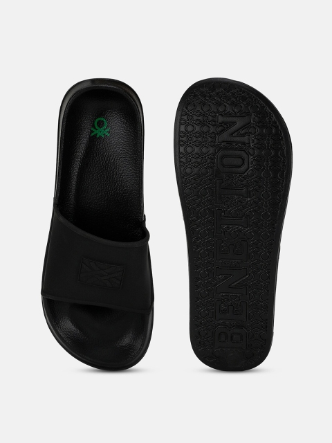 United Colors of Benetton Men Spliced Logo Sliders - Image 5