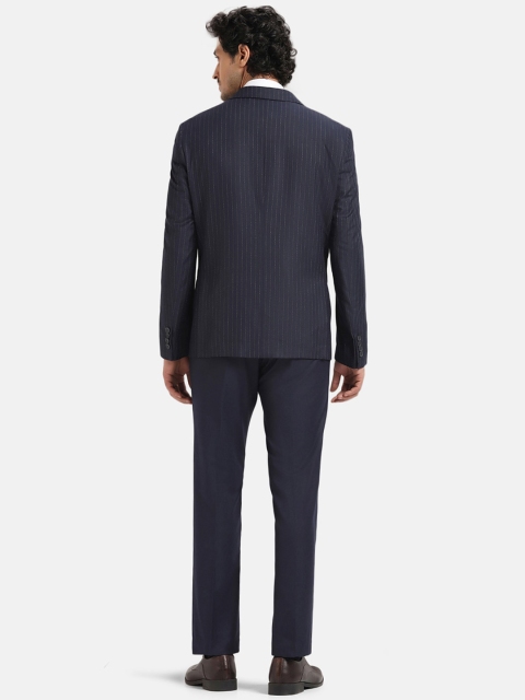 Blackberrys Striped Slim-Fit Single Breasted Three-Piece Suits - Image 5