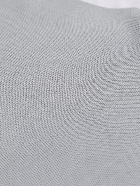 Tokyo Talkies Grey Boat Neck Acrylic Pullover - Image 7