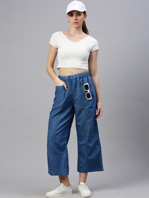 De Moza Women Loose Fit High-Rise Culottes - Image 5