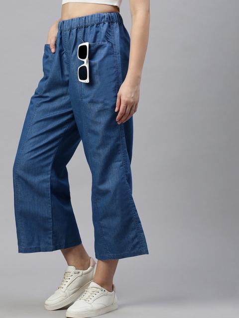 De Moza Women Loose Fit High-Rise Culottes - Image 2