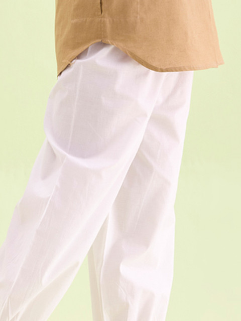 Go Colors Women Pure Cotton Loose-Fit Cropped Salwar - Image 5