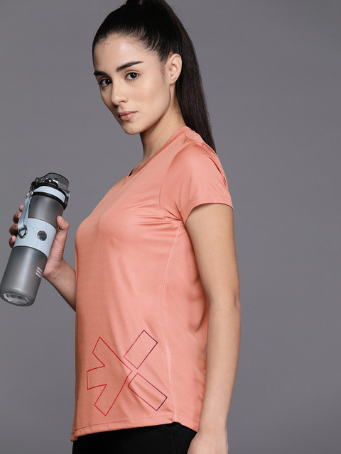 HRX by Hrithik Roshan Printed Rapid-Dry Training T-shirt