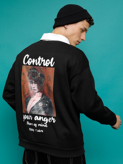 HIGHLANDER Graphic Printed Oversized Pullover
