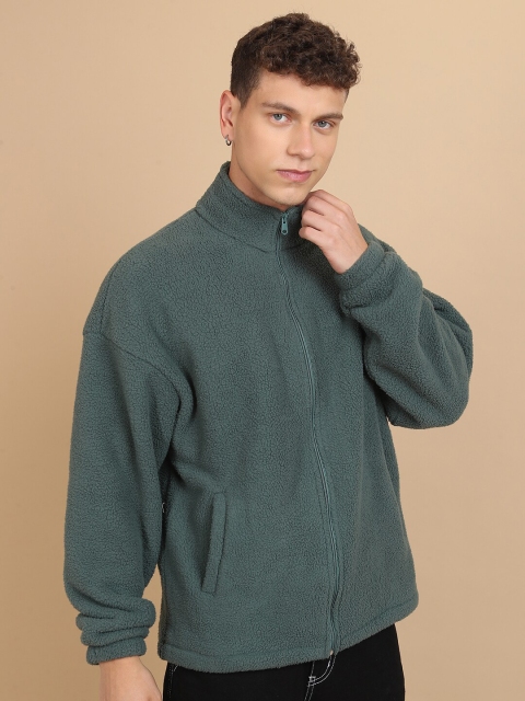HIGHLANDER Oversized Mock Collar Drop-Shoulder Sleeves Sweatshirt - Image 3