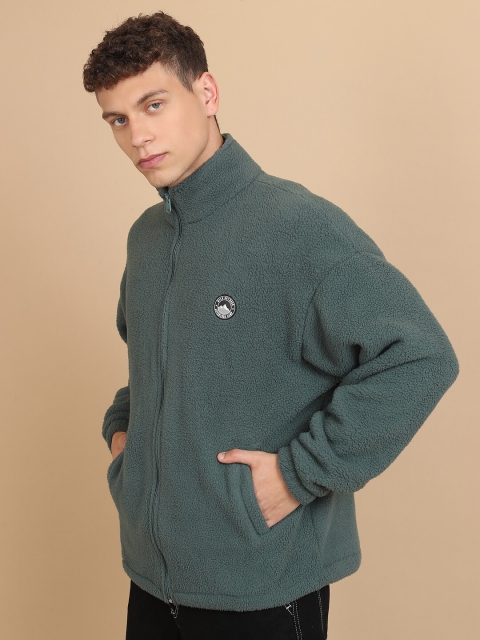 HIGHLANDER Oversized Mock Collar Drop-Shoulder Sleeves Sweatshirt - Image 4