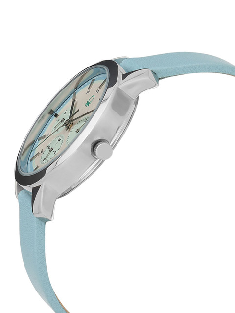 United Colors of Benetton Women Brass Dial Leather Straps Analogue Watch UWUCL0500 - Image 4