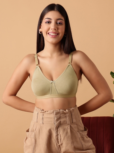 Clovia Non-Wired Full Coverage Non-Padded Cotton T-shirt Bra With All Day Comfort