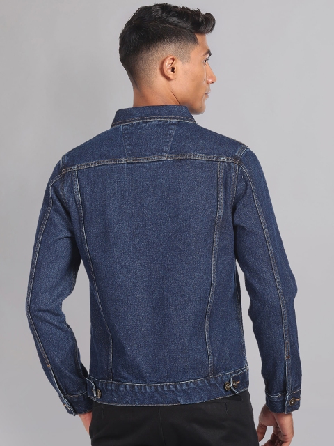 AD By Arvind Washed Pure Cotton Denim Jacket - Image 5