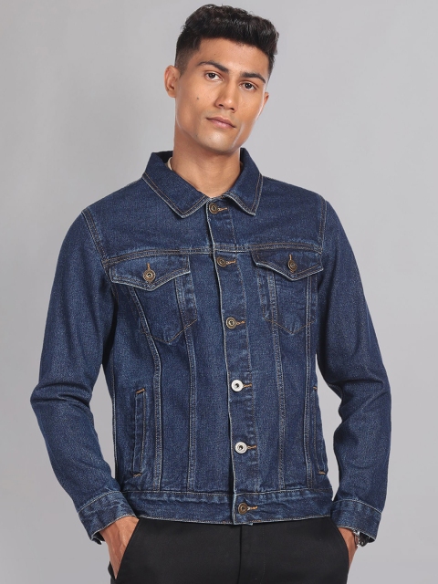 AD By Arvind Washed Pure Cotton Denim Jacket - Image 3