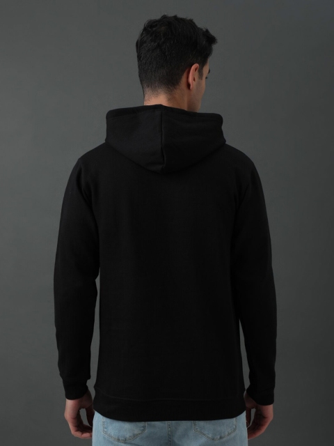 ADRO Typography Printed Hooded Pullover Sweatshirt - Image 5