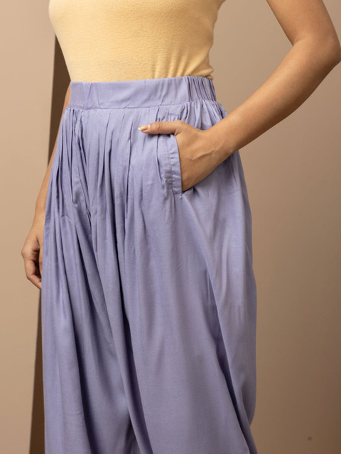 Lakshita Women Lace Work Detailed Pleated Salwar - Image 6