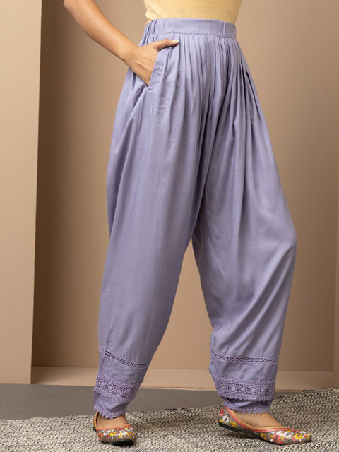 Lakshita Women Lace Work Detailed Pleated Salwar - Image 2