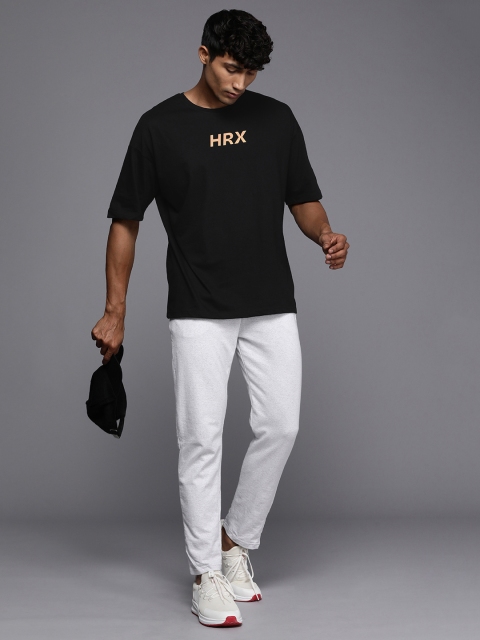 HRX by Hrithik Roshan Men Typography Printed Pure Cotton T-shirt - Image 5
