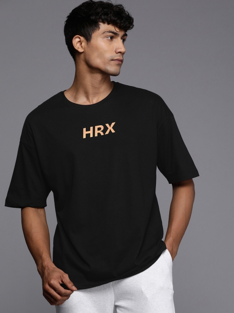HRX by Hrithik Roshan Men Typography Printed Pure Cotton T-shirt - Image 3