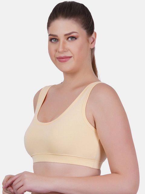 Reveira Pack Of 2 Plus Size Medium Coverage Dry Fit Workout Bra With All Day Comfort - Image 4
