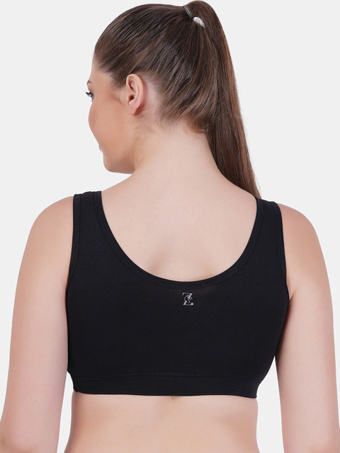 Reveira Pack Of 2 Plus Size Medium Coverage Dry Fit Workout Bra With All Day Comfort - Image 5