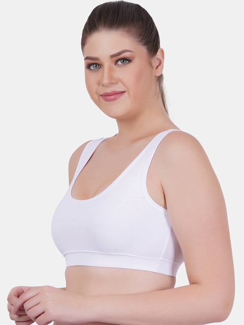 Reveira Pack Of 2 Plus Size Medium Coverage Dry Fit Workout Bra With All Day Comfort - Image 4