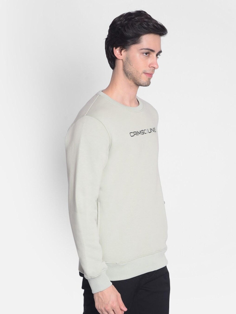 Crimsoune Club Typography Printed Long Sleeves Pullover Sweatshirt - Image 3