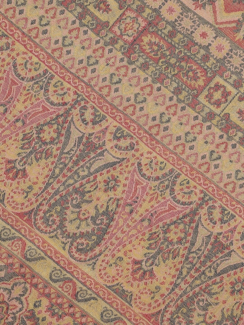 SHINGORA Metallic Jacquard Wool Muffler - Image 5
