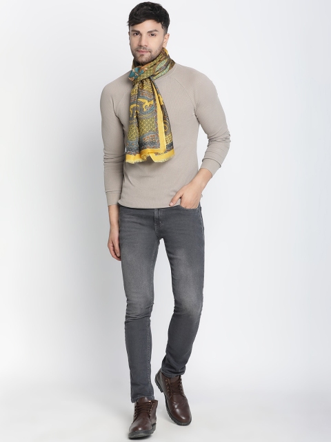 SHINGORA Men Printed Fringed Mufflers - Image 3