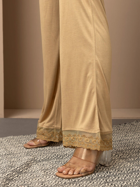 Lakshita Lace Detail Straight Fit Ethnic Palazzos - Image 6