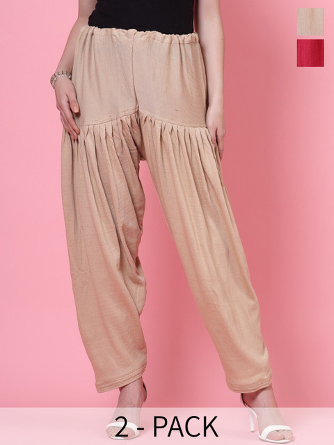 Clora Creation Women Pack Of 2 Woollen Salwar