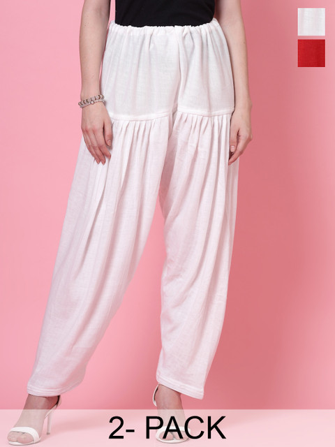 Clora Creation Women Pack Of 2 Woollen Loose-Fit Salwar