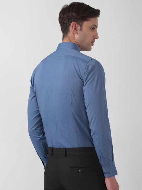 Van Heusen Slim Fit Spread Collar Long Sleeves Cotton Formal Shirt - Image 4