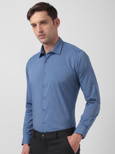 Van Heusen Slim Fit Spread Collar Long Sleeves Cotton Formal Shirt - Image 3