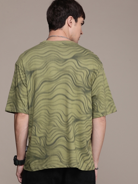 The Roadster Life Co. Relaxed Fit Dyed Drop-Shoulder Sleeves Pure Cotton T-shirt - Image 4