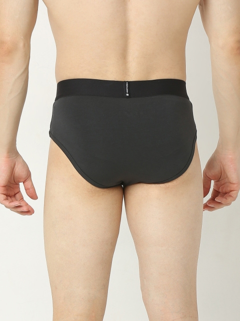 UnderJeans by Spykar Pack of 2 Basic Briefs UJNPBC055OLIVEOLIVE - Image 4