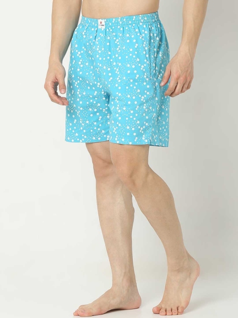 UnderJeans by Spykar Polka Dots Printed Boxers-UJNPBX0059049 - Image 3