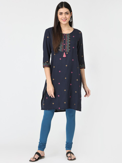 Robinbosky Bio Washed Stretchable Churidar Length Leggings - Image 4