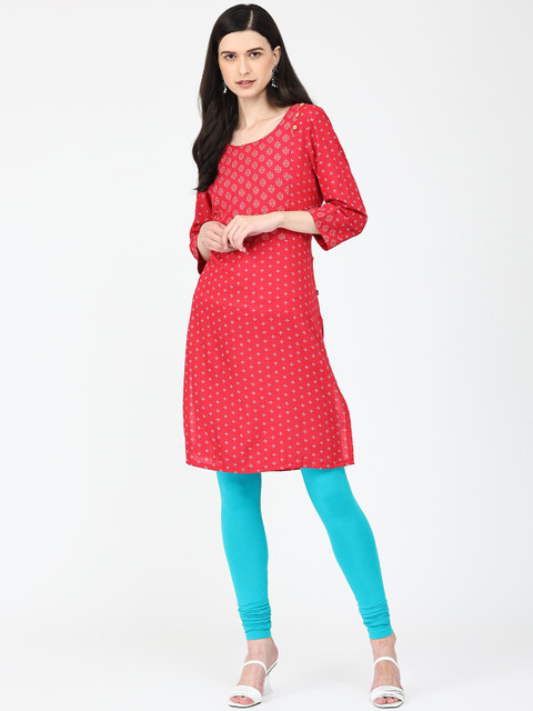 Robinbosky Biowashed Stretchable Churidar Length Leggings - Image 4